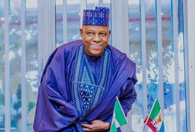Vice President Kashim Shettima meeting Gulf of Guinea Commission delegation in Abuja