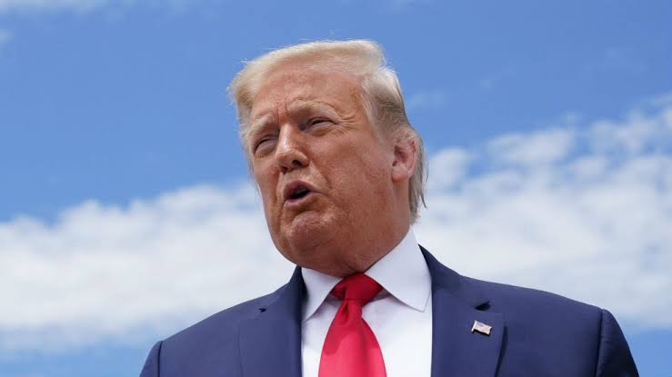 US President Donald Trump speaking at press conference September 2025